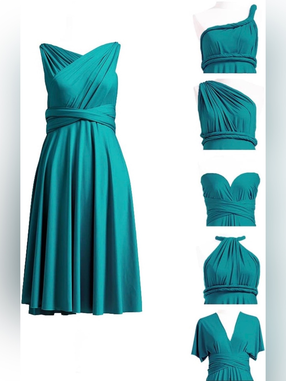 Infinity Teal Dress